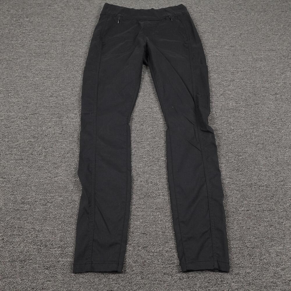 Prana Leggings Womens XS Black Mariel Jegging Mid Rise Zip Pockets Stretch